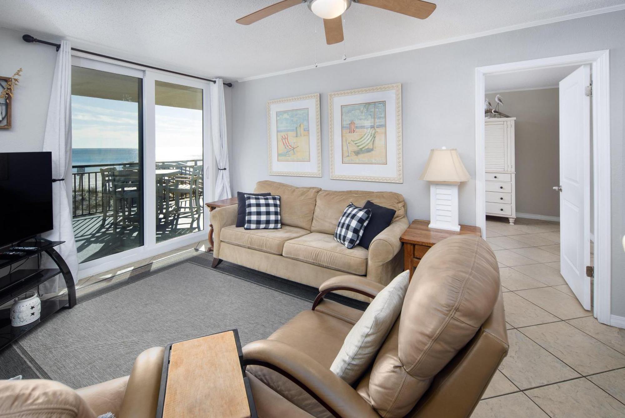 Nautilus 1201 - Gulf Front 2 Bedroom Huge Wrap Around Balcony 2Nd Floor! 沃尔顿堡滩 外观 照片