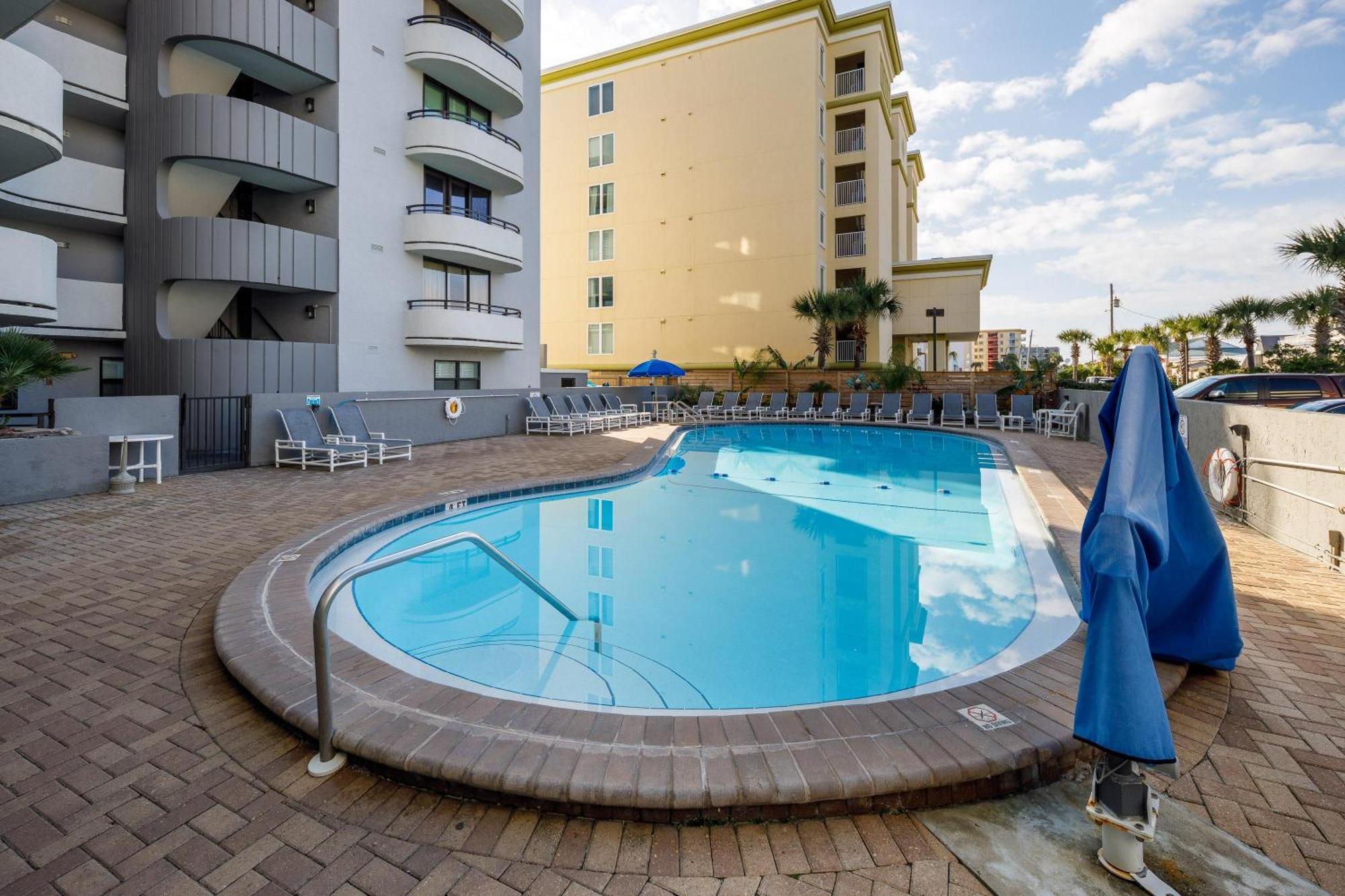 Nautilus 1201 - Gulf Front 2 Bedroom Huge Wrap Around Balcony 2Nd Floor! 沃尔顿堡滩 外观 照片