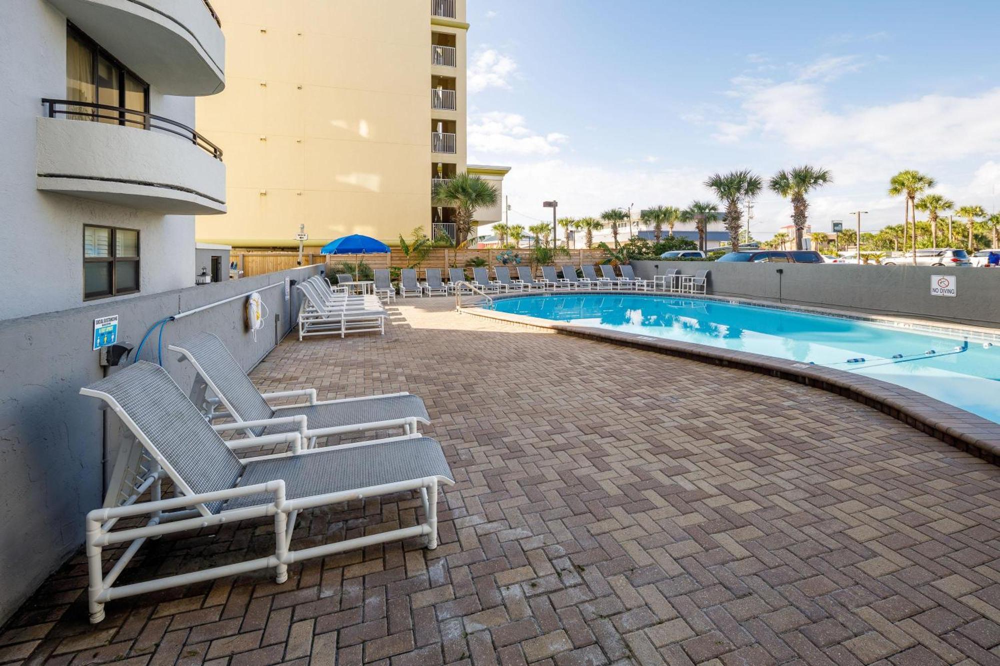 Nautilus 1201 - Gulf Front 2 Bedroom Huge Wrap Around Balcony 2Nd Floor! 沃尔顿堡滩 外观 照片